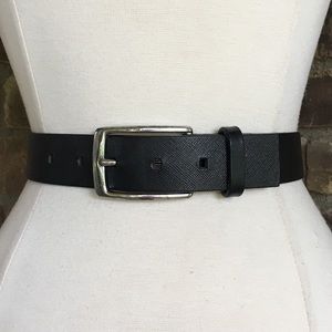 Banana Republic Belt M Leather Black Wide